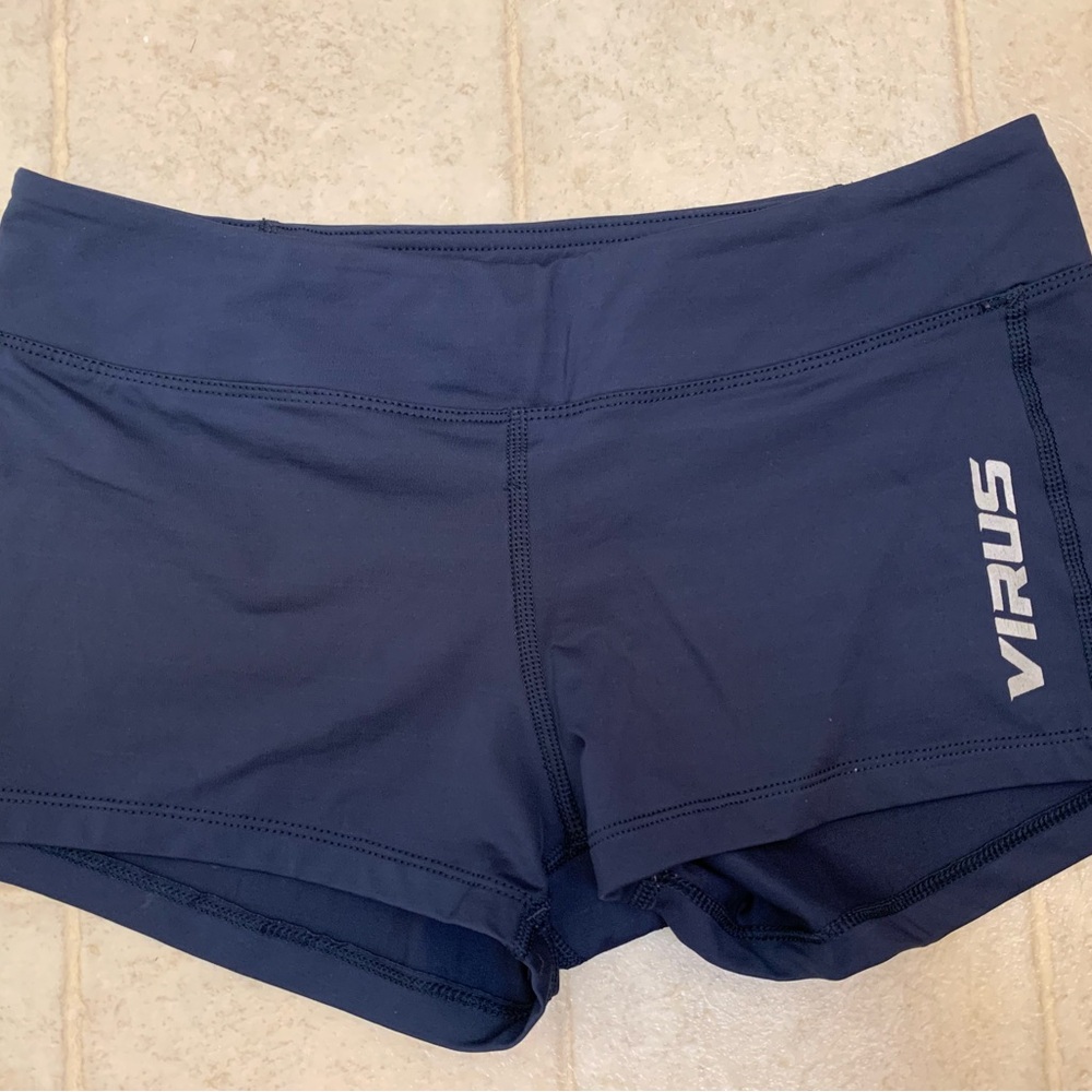 Virus Blue Compression Shorts Small